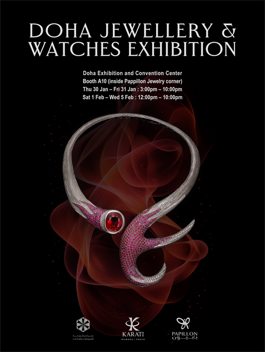 カタール・ドーハにて1/30-2/5 DOHA JEWELLERY & WATCHES EXHIBITION2025に出展いたしました。