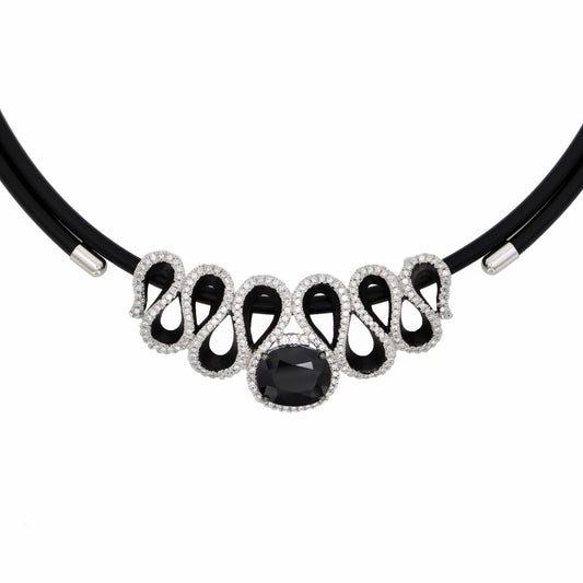 Black Sapphire Necklace